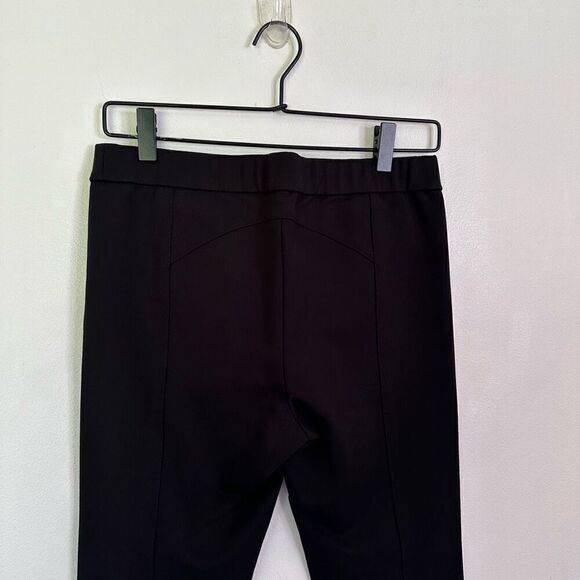 Tory Burch Sport Women’s Black Subtle Kick Flare Stretch Knit Mid Rise Cropped L - Picture 10 of 11